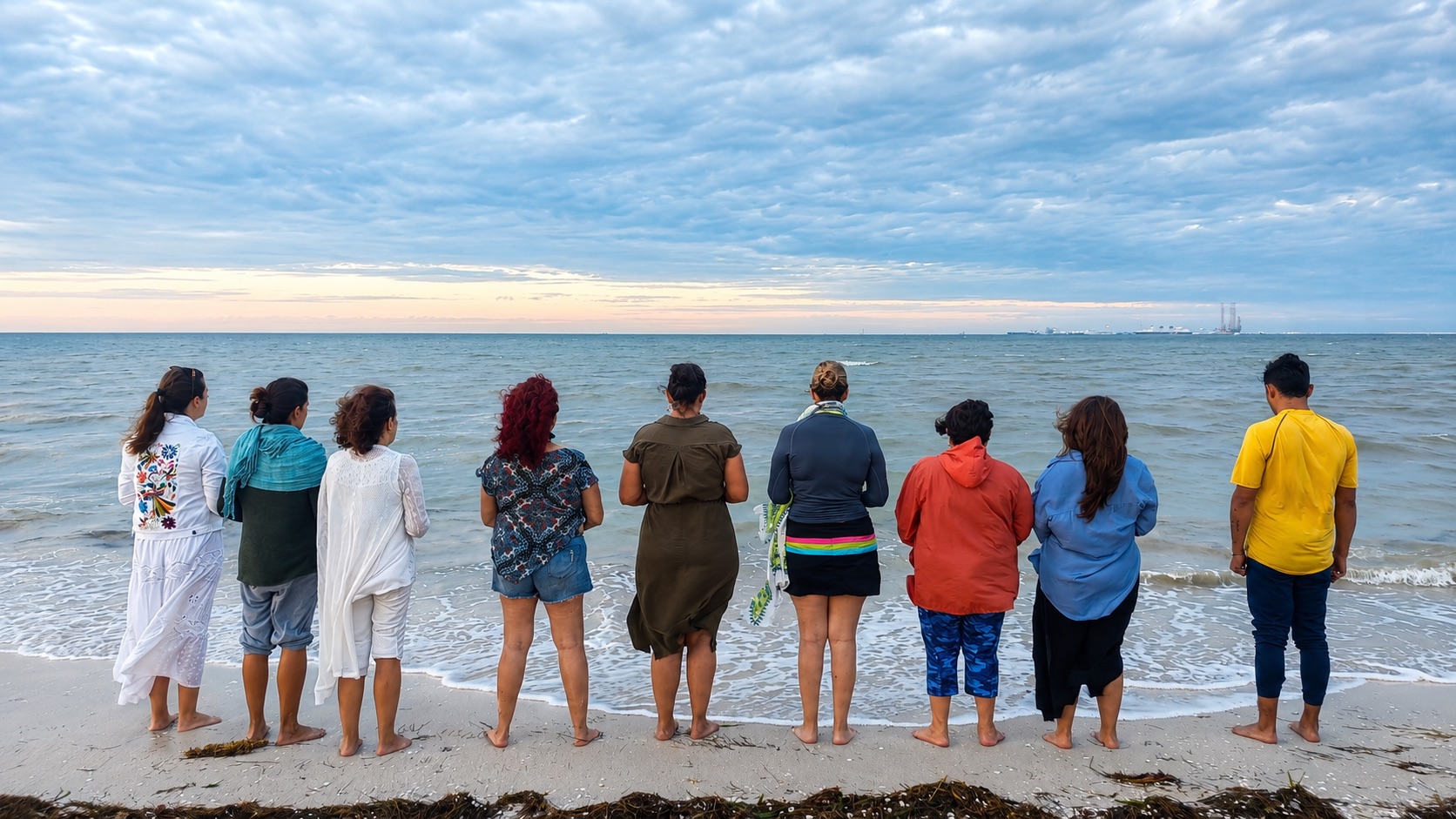 Mujeres participando en una experiencia grupal de Mar en Calma.
